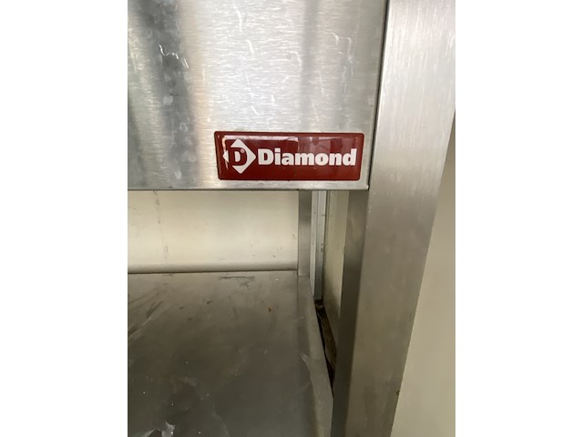 Diamond roestvrijstalen spoeltafel voorzien van 2 spoelbakken - afbeelding 4 van  5