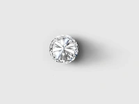 Diamond-ronde 2 cts - igi gecertificeerd f vvs - afbeelding 4 van  6