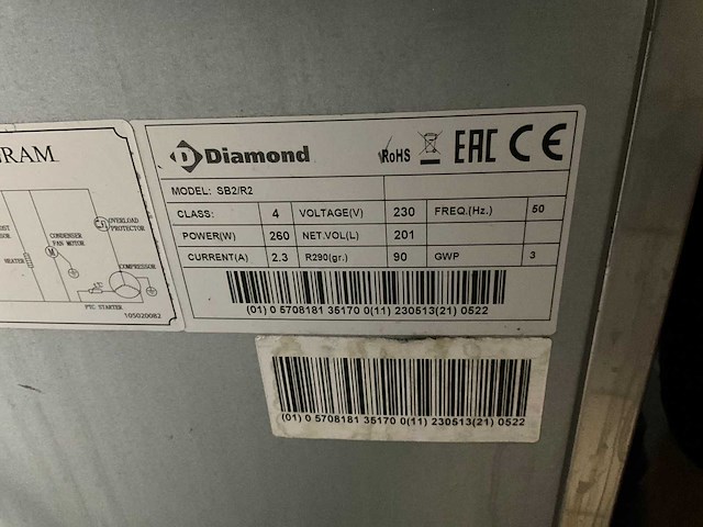 Diamond sb2/r2 vrieswerkbank - afbeelding 2 van  10