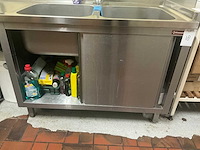 Diamond spoelbak rvs 180x70cm - afbeelding 4 van  4