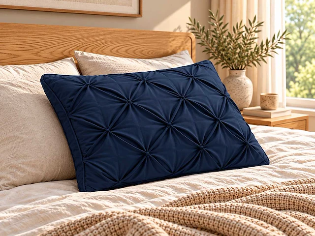 Diamond twisted hoofdkussen 50x70+3cm met binnenhoes (192x) - afbeelding 1 van  4