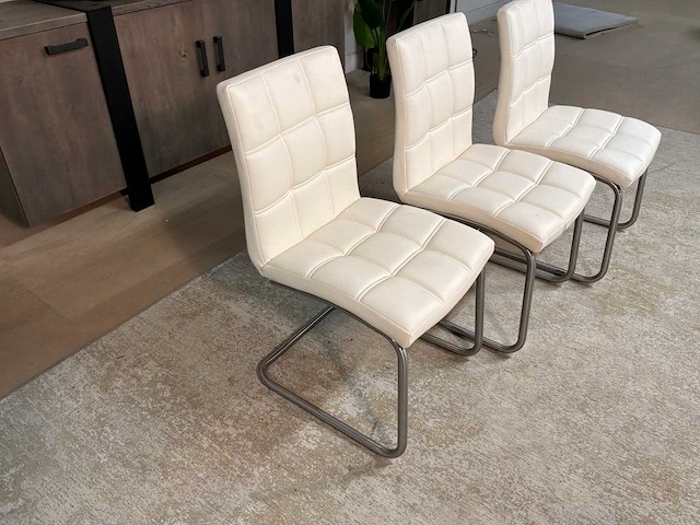 Diana leren eetkamerstoel (3x) - afbeelding 7 van  7