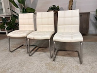 Diana leren eetkamerstoel (3x) - afbeelding 3 van  7