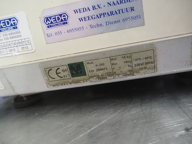 Dibal s.a. - afbeelding 3 van  14