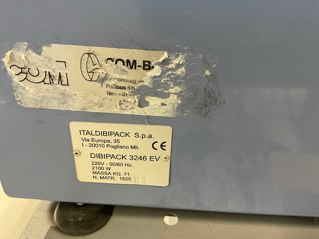 Dibipack 3246 evolution vacuüm folieverpakkingsmachine - afbeelding 7 van  9