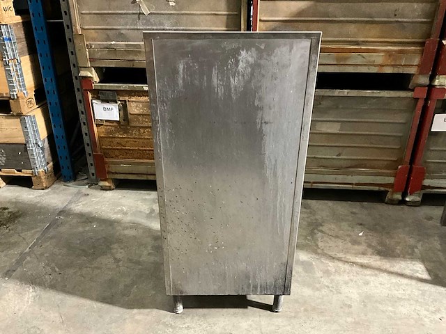 Dibo cleaning systems roestvrijstalen kast met één deur en lade - afbeelding 5 van  5