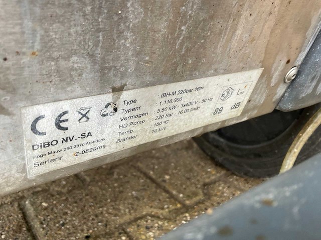 Dibo ibh-m hogedrukreiniger - afbeelding 8 van  8