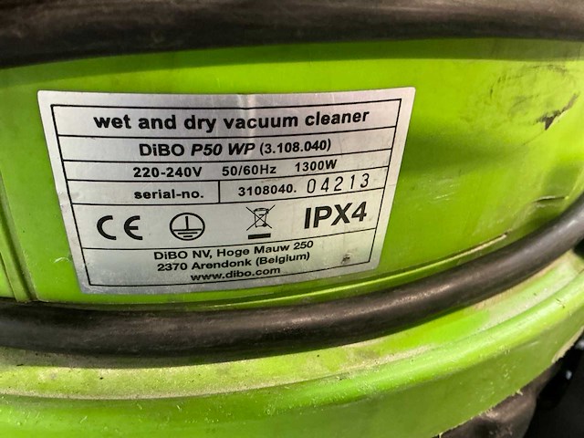 Dibo p50 wp industriële stofzuiger - afbeelding 6 van  7