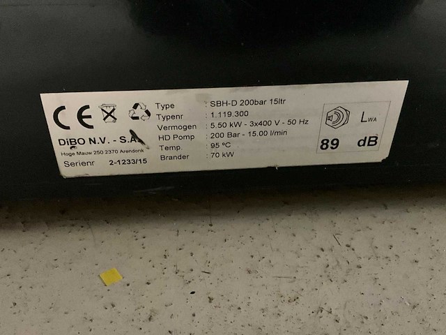 Dibo sbh-d hogedrukreiniger - afbeelding 5 van  5