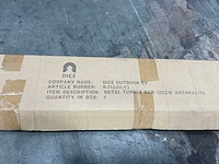 Dice metalen duikelstang 125 cm (9x) - afbeelding 4 van  5