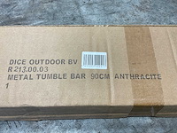 Dice metalen duikelstang 90 cm (4x) - afbeelding 2 van  3