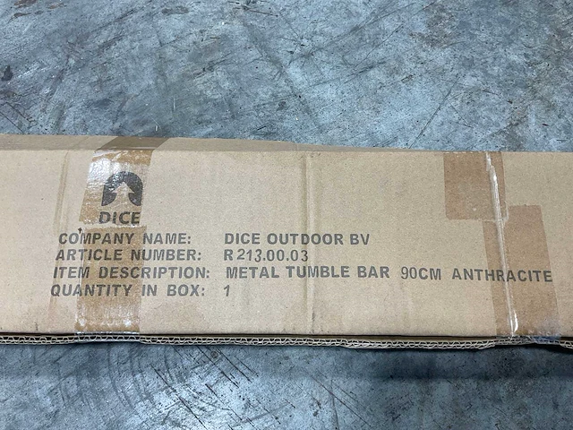 Dice metalen duikelstang 90 cm (4x) - afbeelding 3 van  5