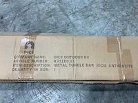 Dice metalen duikelstang 90 cm (4x) - afbeelding 3 van  5