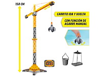 Dickie 203729025 titanium radiokraan met radiobediening 150 cm - afbeelding 2 van  4