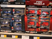 Die cast brandweer en politiewagens in diverse uitvoeringen, circa 27 stuks. - afbeelding 1 van  3