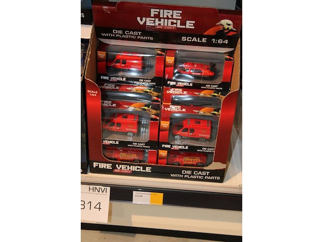 Die cast brandweer en politiewagens in diverse uitvoeringen, circa 27 stuks. - afbeelding 2 van  3
