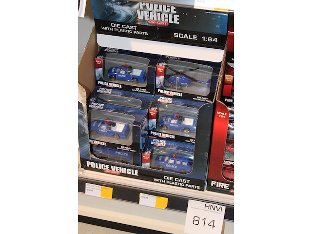 Die cast brandweer en politiewagens in diverse uitvoeringen, circa 27 stuks. - afbeelding 3 van  3