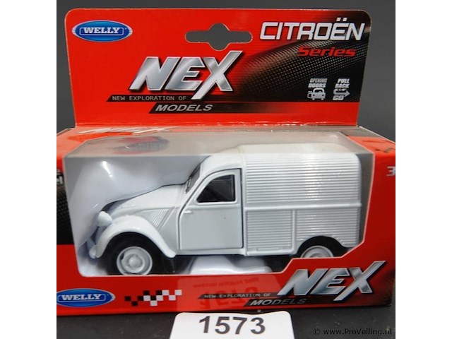 Die-cast schaalmodel citroën 2cv fourgonnette - afbeelding 2 van  5