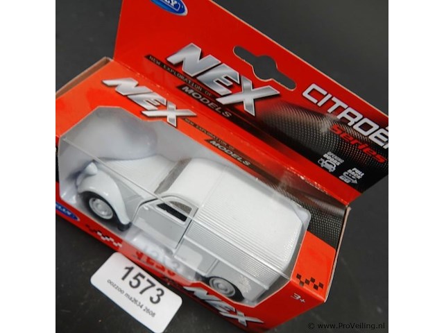 Die-cast schaalmodel citroën 2cv fourgonnette - afbeelding 4 van  5