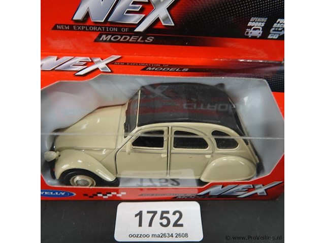 Die-cast schaalmodel citroën 2cv - afbeelding 3 van  5