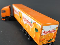 Die-cast schaalmodel lion car daf 95 appelsientje vrachtwagen met oplegger - afbeelding 3 van  5
