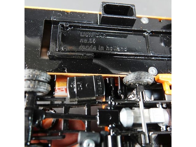 Die-cast schaalmodel lion car daf 95 appelsientje vrachtwagen met oplegger - afbeelding 5 van  5