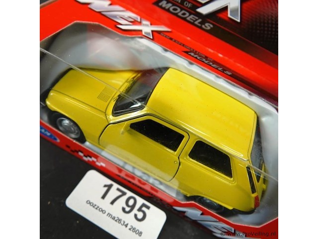 Die-cast schaalmodel renault 5 modelauto - afbeelding 3 van  5