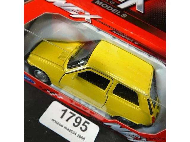 Die-cast schaalmodel renault 5 modelauto - afbeelding 3 van  5