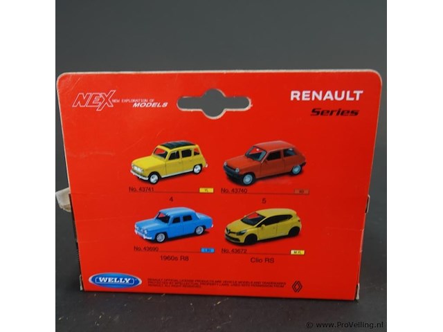 Die-cast schaalmodel van de klassieke renault 4 (r4/4l) - afbeelding 5 van  5