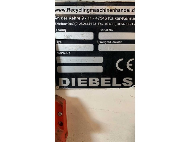 Diebels - ss 600 - kabelstripper - afbeelding 2 van  2