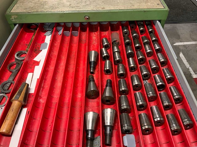 Diebold gereedschapskast met inhoud - afbeelding 4 van  13