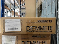 Diemmebi - aluminium cornetto - design kapstok grijs - ongebruikt - afbeelding 5 van  6
