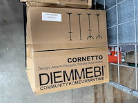 Diemmebi - aluminium cornetto - design kapstok grijs - ongebruikt - afbeelding 3 van  6