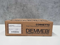 Diemmebi - aluminium cornetto - design kapstok wit - ongebruikt - afbeelding 3 van  5