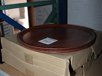 Dienbladen met doorsnede 43 cm. ca. 25 stuks. - afbeelding 2 van  2