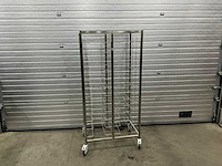 Dienbladen regaalwagen - afbeelding 1 van  5