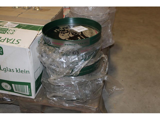 Dienbladen rhinos energy. 9 stuks. - afbeelding 1 van  2