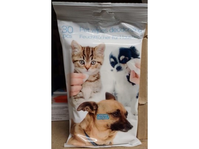 Dieren verzorgingsdoekjes 6 stuks in ds 26 - afbeelding 1 van  3