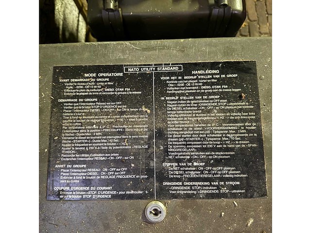 Diesel aggregaat nato - afbeelding 4 van  5