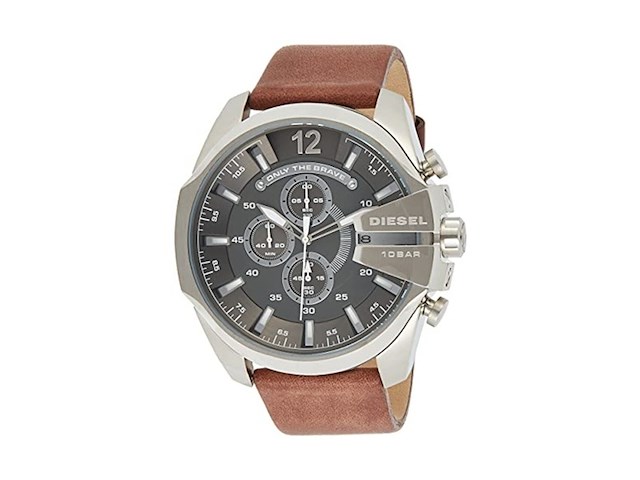 Diesel chief dz4290 horloge 51 mm leer bruin - afbeelding 1 van  3