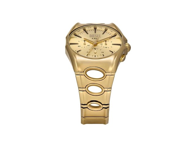 Diesel dcurve heren horloge 48 mm goudkleurig - afbeelding 3 van  4