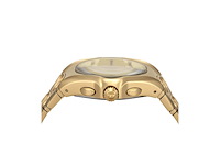 Diesel dcurve heren horloge 48 mm goudkleurig - afbeelding 4 van  4