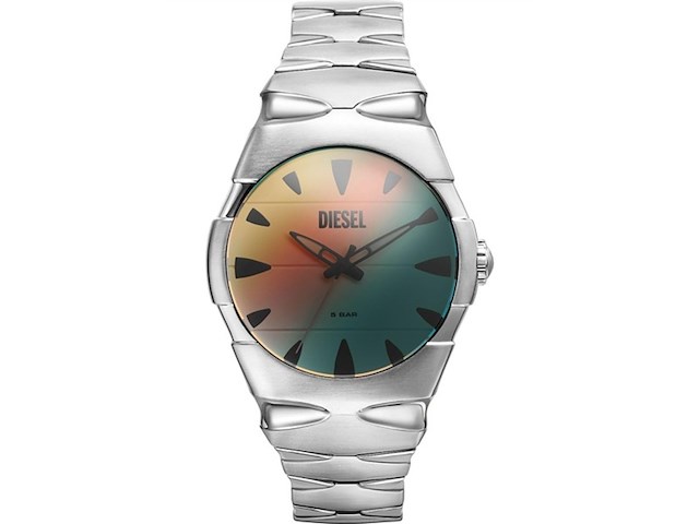 Diesel dsruptor analoge horloge voor mannen zilver - afbeelding 1 van  4
