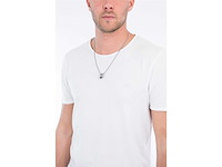 Diesel dx1168040 double pendant heren collier zilver - afbeelding 2 van  2
