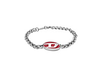 Diesel dx1445040 heren armband - zilverkleurig - afbeelding 1 van  3