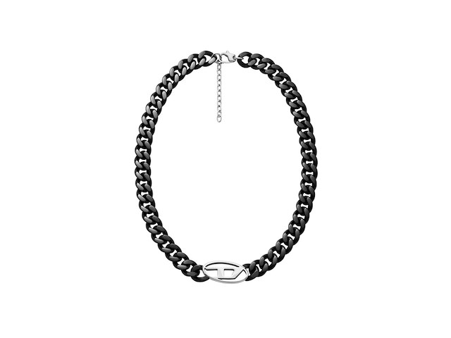 Diesel dx1610931 heren collier 50 cm zwart - afbeelding 1 van  5