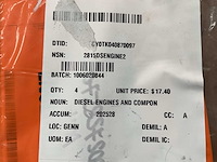 Diesel engine component (4x) - afbeelding 1 van  1