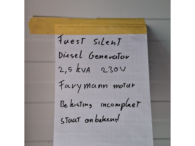 Diesel generator fuest silent - afbeelding 6 van  14