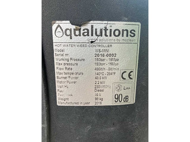 Diesel gestookte heet water-onkruidbestrijder - afbeelding 6 van  6