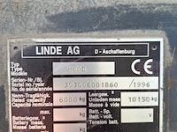 Diesel heftruck, linde, h600, 1996 - afbeelding 2 van  30
